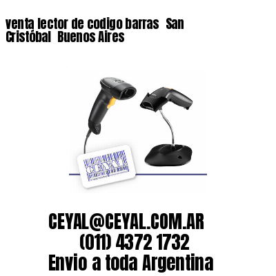 venta lector de codigo barras 	San Cristóbal  Buenos Aires