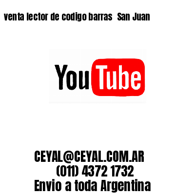 venta lector de codigo barras 	San Juan