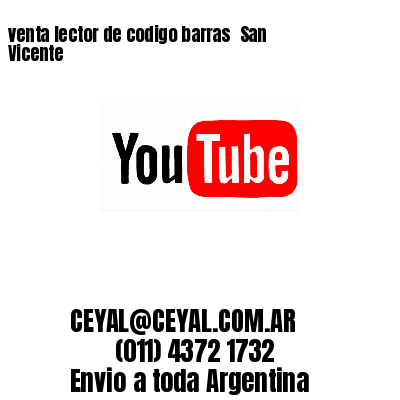 venta lector de codigo barras 	San Vicente
