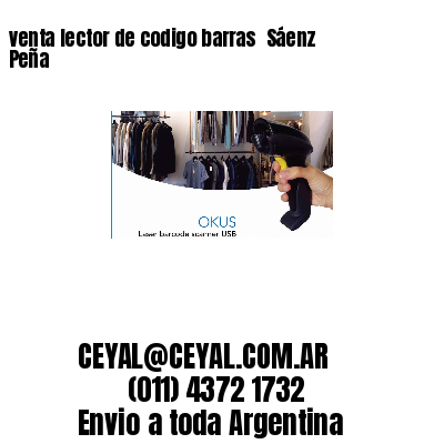 venta lector de codigo barras 	Sáenz Peña