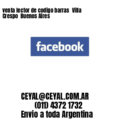 venta lector de codigo barras 	Villa Crespo  Buenos Aires