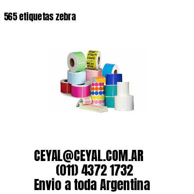 565 etiquetas zebra