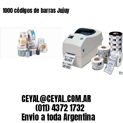1000 códigos de barras Jujuy