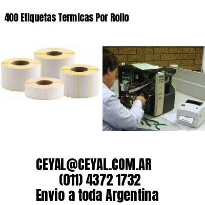 400 Etiquetas Termicas Por Rollo