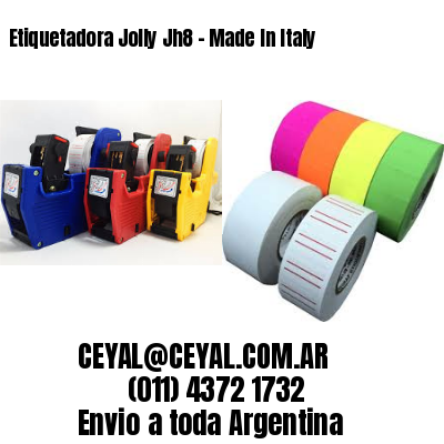 Etiquetadora Jolly Jh8 – Made In Italy