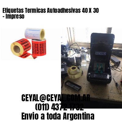 Etiquetas Termicas Autoadhesivas 40 X 30 – Impreso
