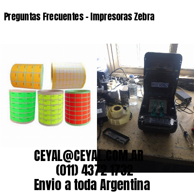 Preguntas Frecuentes – Impresoras Zebra