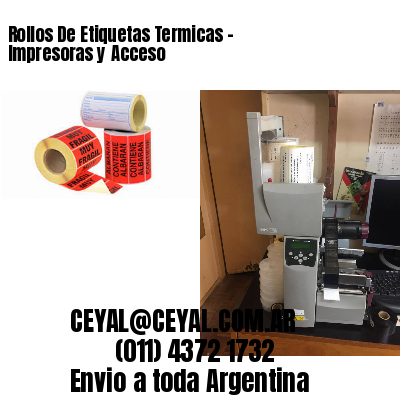 Rollos De Etiquetas Termicas – Impresoras y Acceso