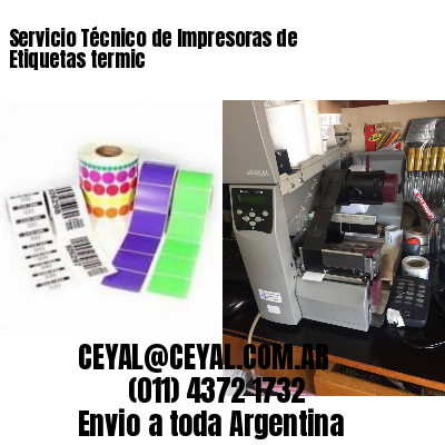 Servicio Técnico de Impresoras de Etiquetas termic
