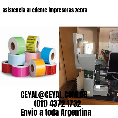 asistencia al cliente impresoras zebra