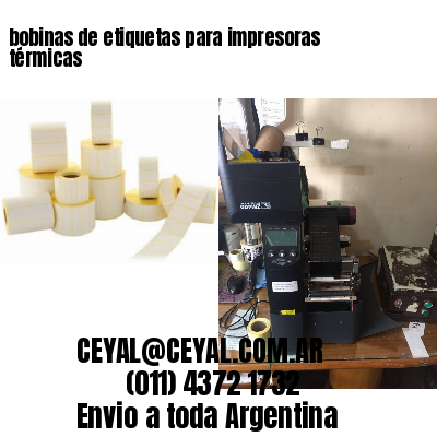 bobinas de etiquetas para impresoras térmicas