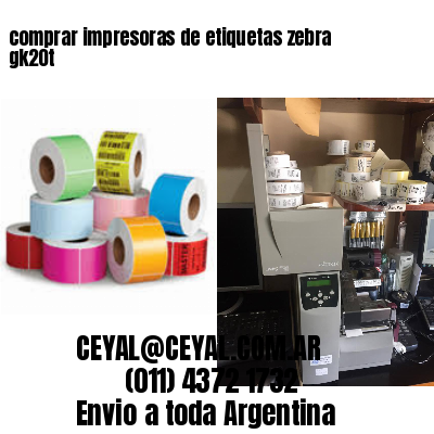 comprar impresoras de etiquetas zebra gk20t