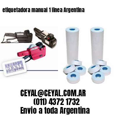 etiquetadora manual 1 linea Argentina