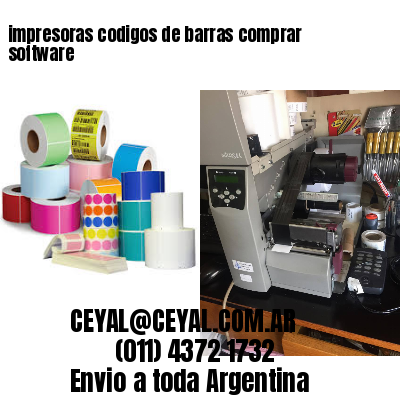 impresoras codigos de barras comprar software