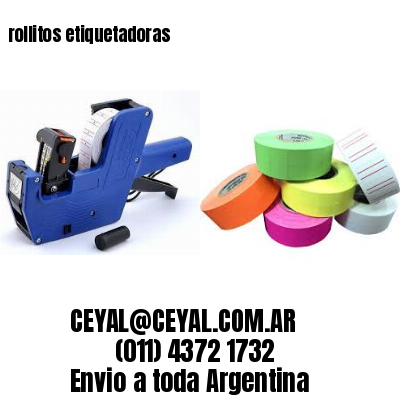 rollitos etiquetadoras
