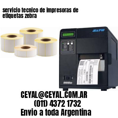 servicio tecnico de impresoras de etiquetas zebra