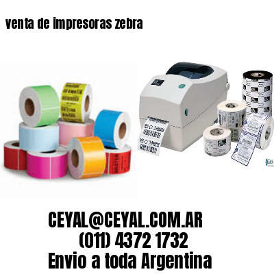 venta de impresoras zebra