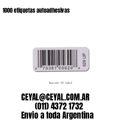 1000 etiquetas autoadhesivas