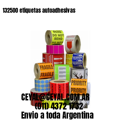 132500 etiquetas autoadhesivas