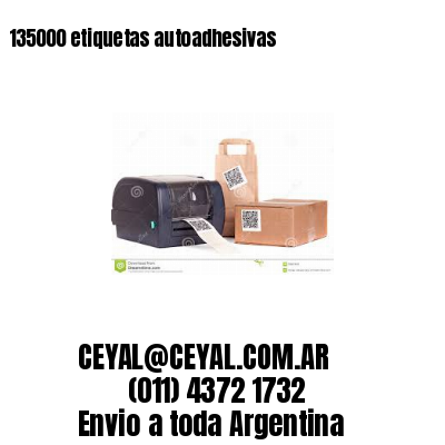 135000 etiquetas autoadhesivas