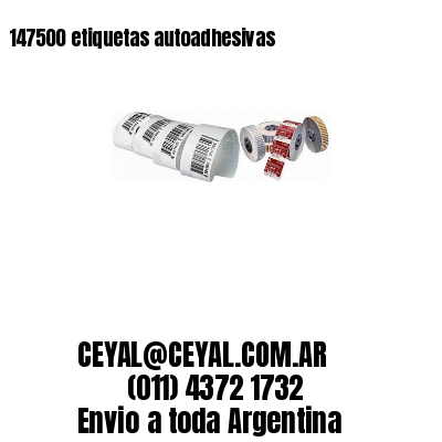 147500 etiquetas autoadhesivas