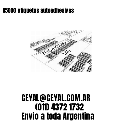 85000 etiquetas autoadhesivas
