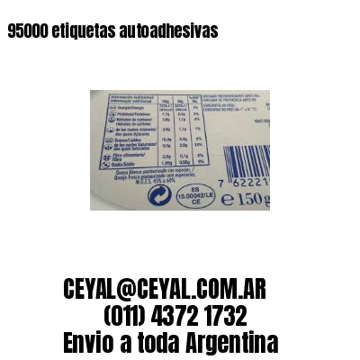 95000 etiquetas autoadhesivas