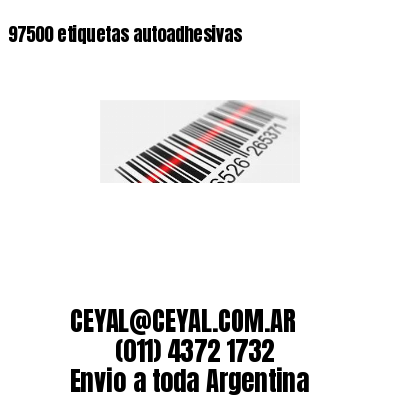 97500 etiquetas autoadhesivas