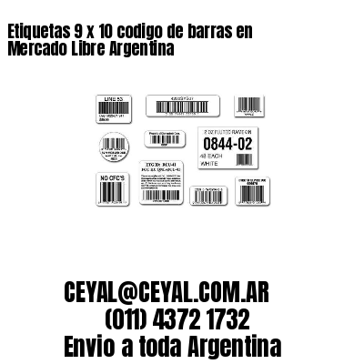 Etiquetas 9 x 10 codigo de barras en Mercado Libre Argentina