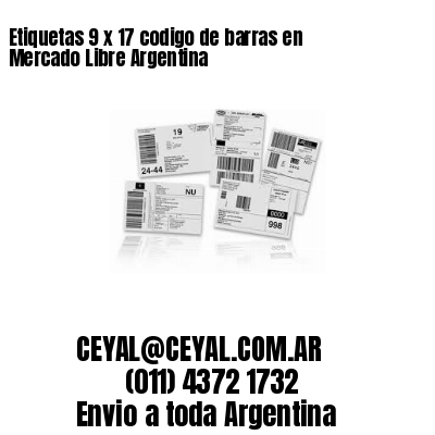 Etiquetas 9 x 17 codigo de barras en Mercado Libre Argentina