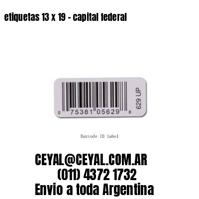 etiquetas 13 x 19 – capital federal