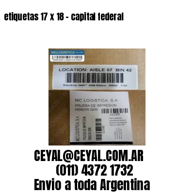 etiquetas 17 x 18 – capital federal