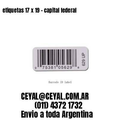 etiquetas 17 x 19 – capital federal