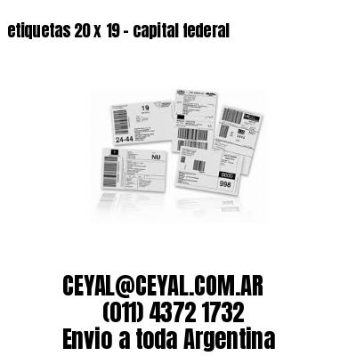 etiquetas 20 x 19 – capital federal