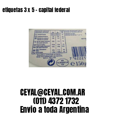 etiquetas 3 x 5 – capital federal