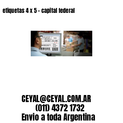 etiquetas 4 x 5 – capital federal