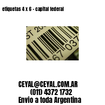 etiquetas 4 x 6 – capital federal