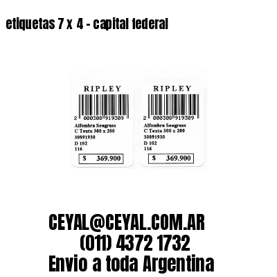etiquetas 7 x 4 – capital federal