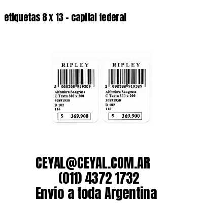etiquetas 8 x 13 – capital federal