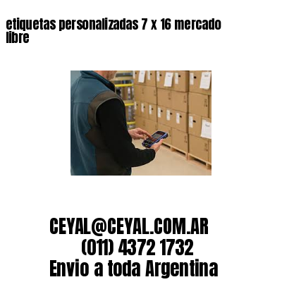 etiquetas personalizadas 7 x 16 mercado libre