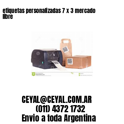 etiquetas personalizadas 7 x 3 mercado libre