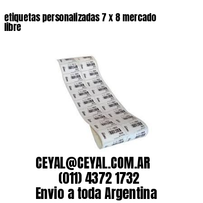 etiquetas personalizadas 7 x 8 mercado libre