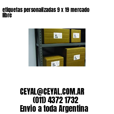 etiquetas personalizadas 9 x 19 mercado libre