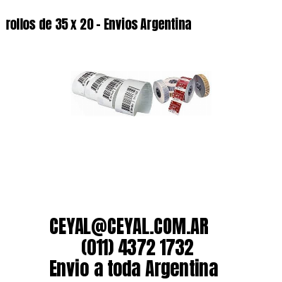 rollos de 35 x 20 – Envios Argentina
