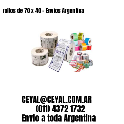 rollos de 70 x 40 – Envios Argentina