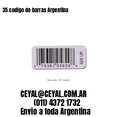 35 codigo de barras Argentina