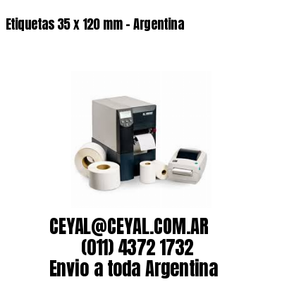 Etiquetas 35 x 120 mm – Argentina
