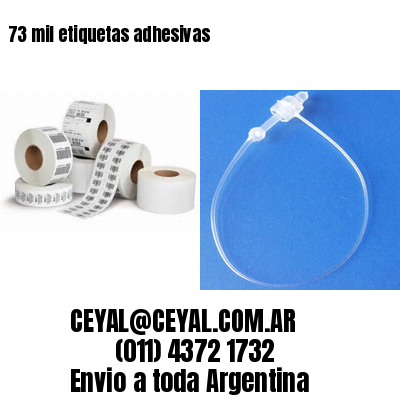 73 mil etiquetas adhesivas