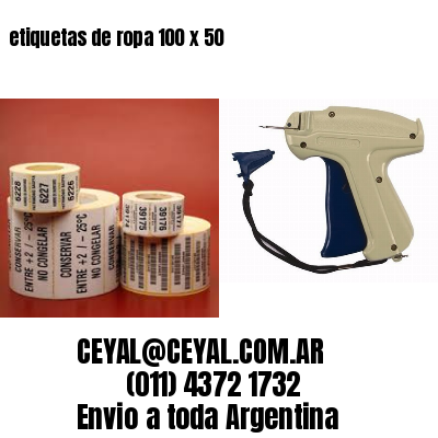 etiquetas de ropa 100 x 50