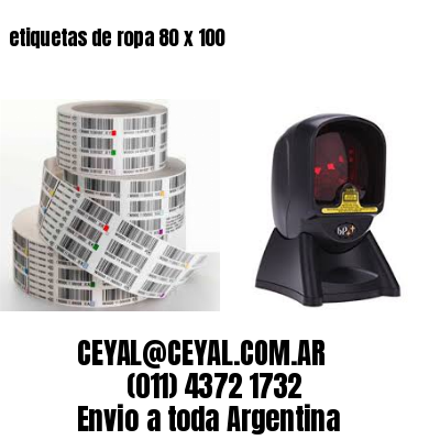 etiquetas de ropa 80 x 100
